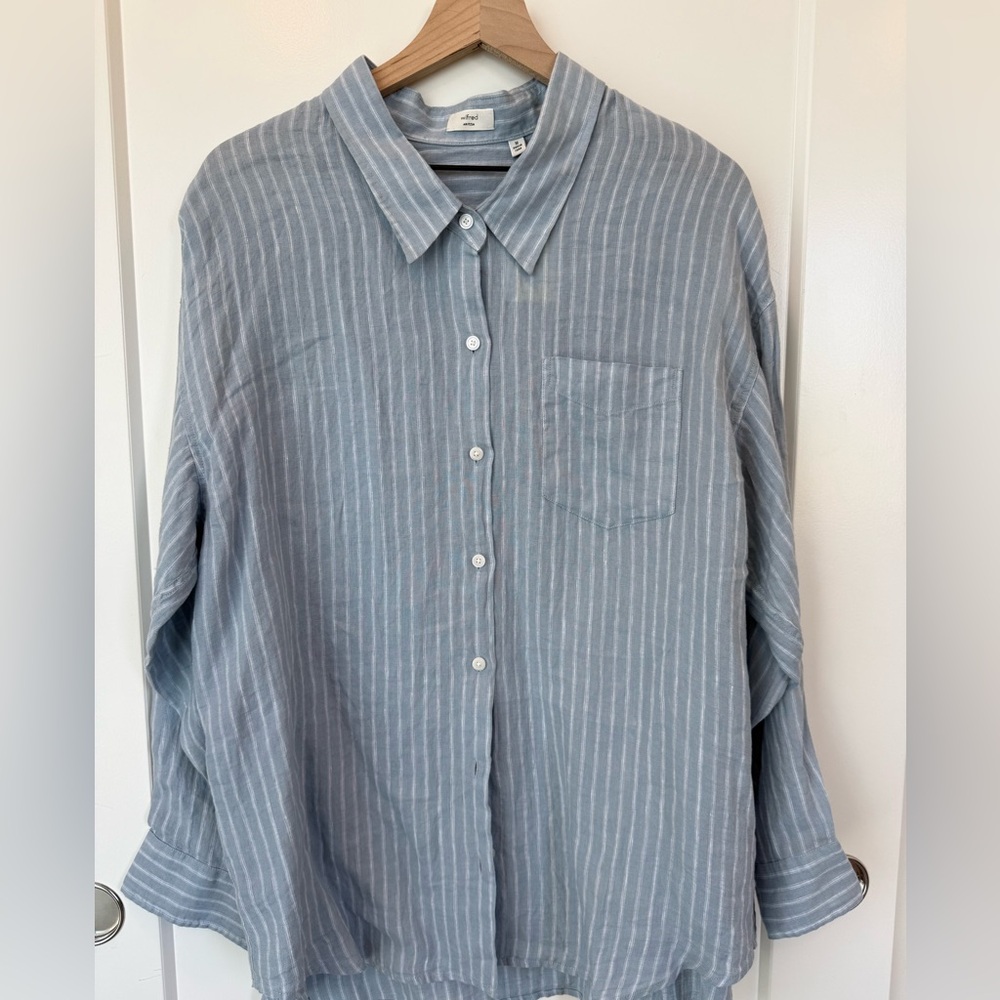 Wilfred (Aritzia) Relaxed Linen Shirt
